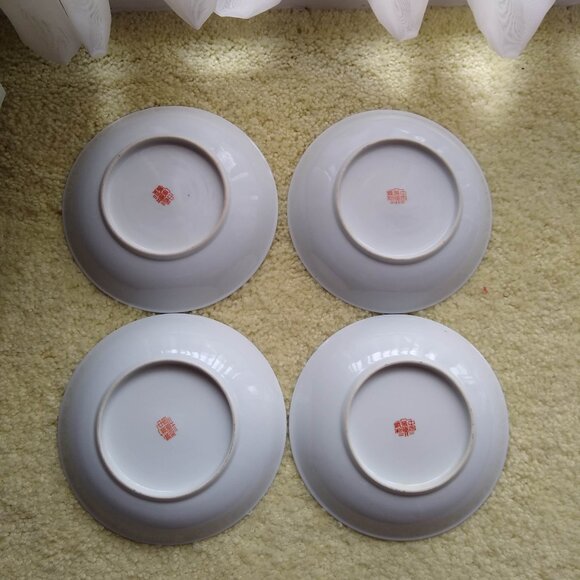 large side dish low bowl Jingdezhen Wan Shou Wu Jiang Mun Shou - Picture 7 of 9